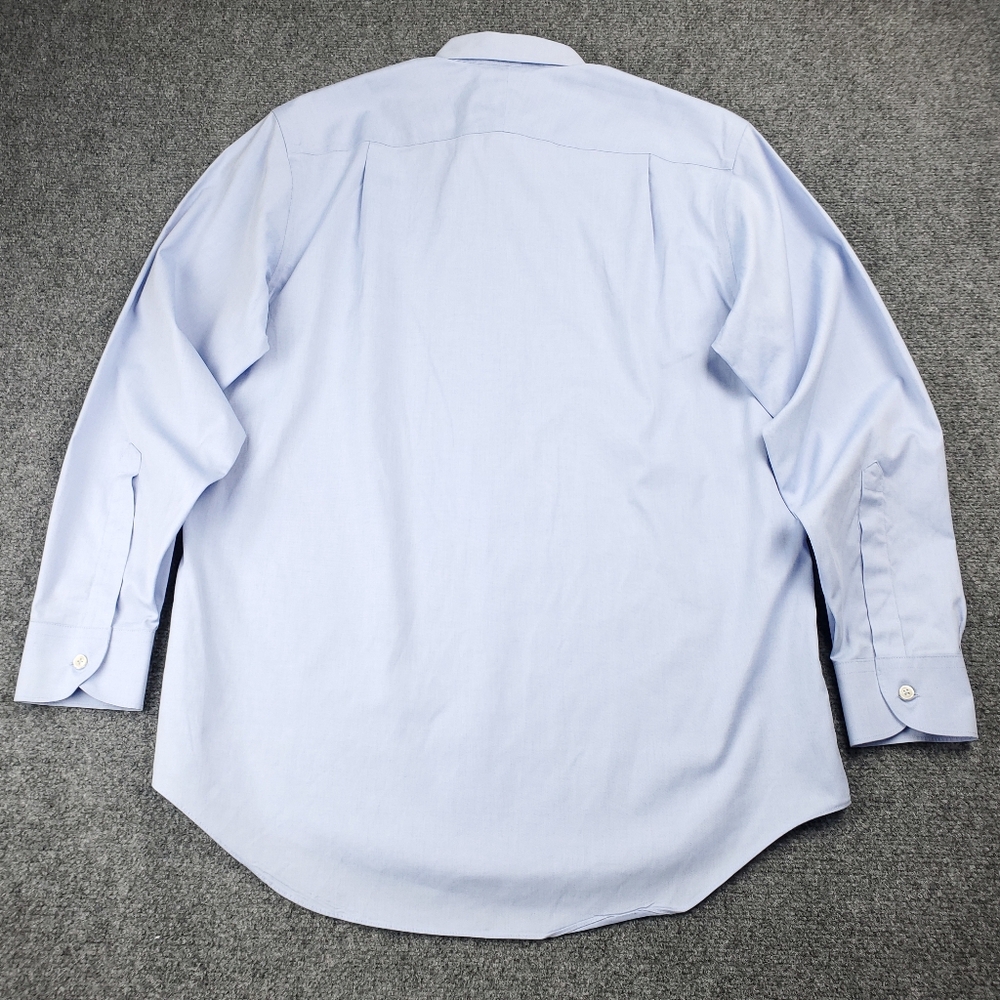 Charles Tyrwhitt Dress Shirt Mens 16 35 Non Iron Classic Fit Light Blue Business - Picture 3 of 9